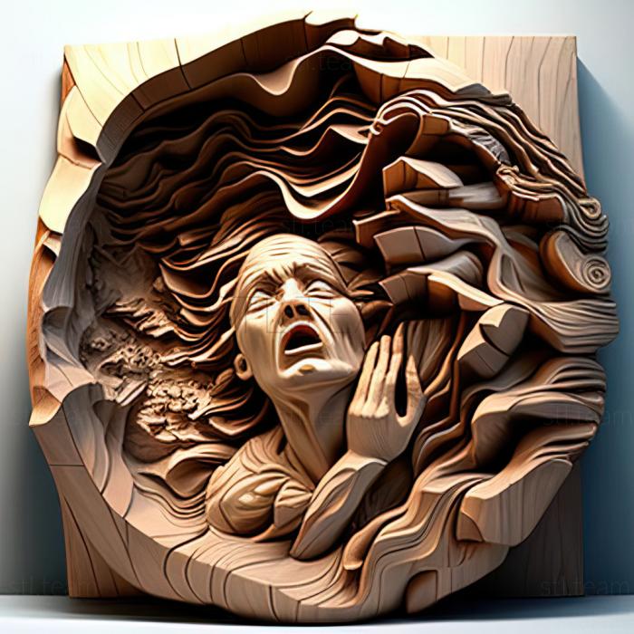 3D модель Марк Китли, американский художник (STL)
